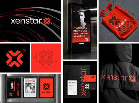 Xenstar® Brand identity design :: Behance Personal Branding Logo Design, Next Logo, Branding 101, Logo Samples, Escape The Ordinary, Software Company, Modern Logo Design, Logo Branding Identity, Corporate Design