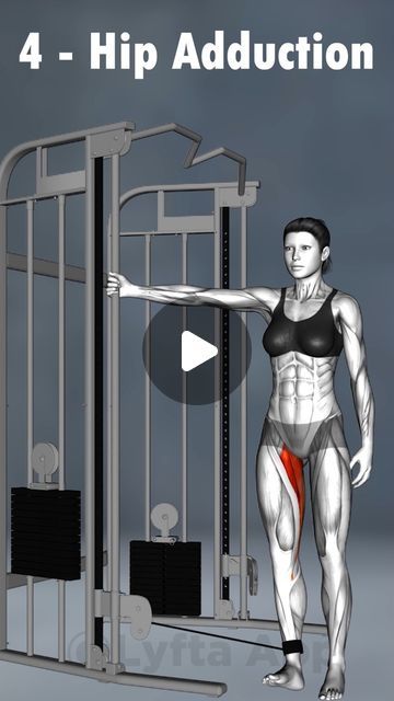 Lyfta Workout Tracker on Instagram: "Top 5 Hip Exercises With Cable 💪🔥" Hip Abductor Exercises, Cable Machine Workout, Hip Exercises, Cable Workout, Workout Tracker, Weight Workout Plan, Hip Workout, Legs Workout, Dumbbell Workout