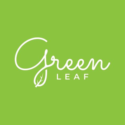 Vector green leaf logo design for organi... | Premium Vector #Freepik #vector Logos With Leaves, Tea Leaf Logo, A Leaf Logo, Green Leaf Logo, Leaf Logo Design, Green Leaf Logo Design, Organic Logo Design, Leaf Logo, Organic Farming