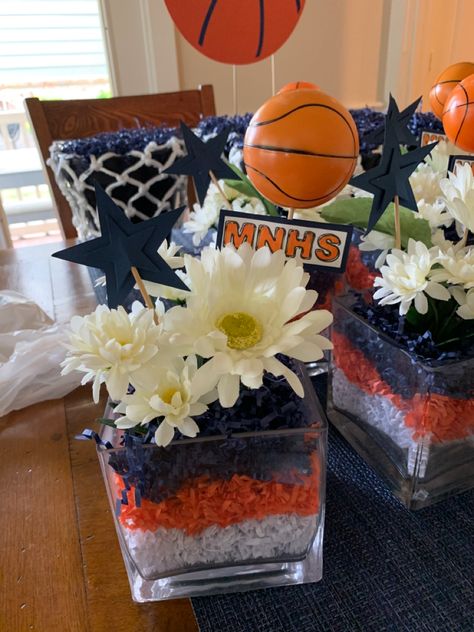 Table Decorations For Sports Banquet, Sport Theme Table Decorations, School Dance Table Decor, Dance Team Banquet Ideas Table Decorations, Centerpieces For Awards Banquet, Senior Soccer Banquet Ideas, Sports Table Decorations, Academic Banquet Decorations, Cheerleading Centerpieces Banquet Ideas