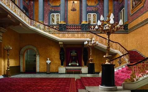 Lancaster House London British Mansion, Lancaster House, Staircase Designs, London Country, English Architecture, English Country Cottage, House London, Mansion Interior, English Country House