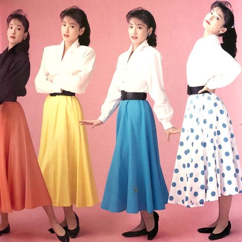 1980s Fashion Asian, 80s Fashion Asian Women, 90s Fashion Hongkong, 80 Japan Fashion, 50s Japanese Fashion, Asian 80s Fashion, Chisato Moritaka Fashion, 1950s Japanese Fashion, 1990s Japanese Fashion