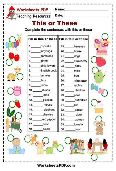 We share with you these beautiful worksheets. Practice this and these worksheets. Don’t forget to join our facebook group, where we share free educational resources.   This and These – Free Printables Option A – Option B Paximathia Recipe, Struktur Teks, English Corner, English Grammar Exercises, English Grammar For Kids, English Worksheets For Kindergarten, Grammar For Kids, English Activities For Kids, Grammar Exercises