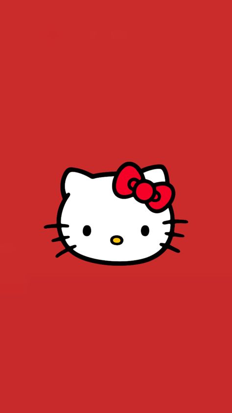 Red Wallpaper Hello Kitty, Hello Kitty Red Wallpaper, Red Hello Kitty Wallpaper, Red Sanrio, Red Hello Kitty, 헬로키티 배경화면, Hello Kitty Imagenes, Walpaper Hello Kitty, Hello Kitty Aesthetic