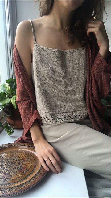 By the Fjord Top - Free Crochet Pattern by Gina Mastrianni Knit Clothes, Cozy Knit, Summer Knitting, Crochet Knitting, Knitting Inspiration, Top Pattern, Knitting Projects, Slow Fashion, Diy Fashion