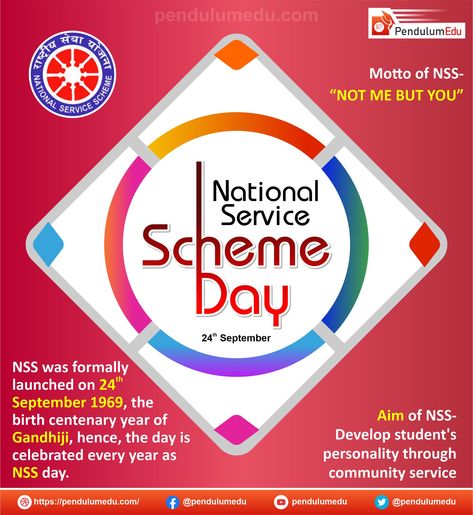 #NationalServiceSchemeDay National Service Scheme, Pie Chart, Product Launch