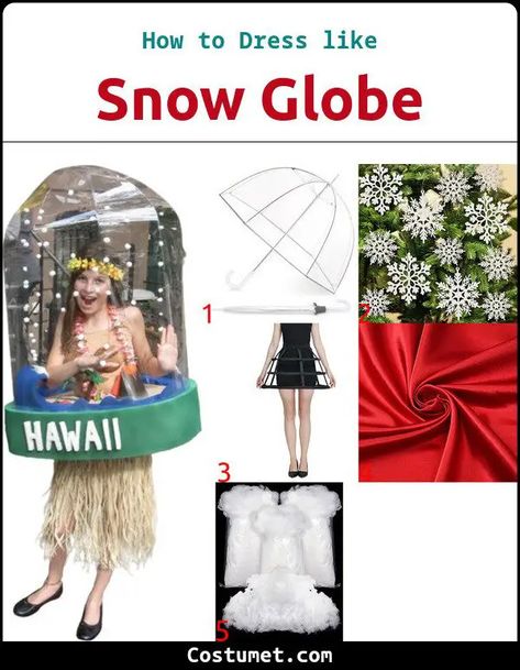 Snow Globe Costume Snowglobe Costume Diy, Human Snow Globe Costumes, Ugly Christmas Sweater Snow Globe, Snow Globe Christmas Sweater, Victoria’s Secret Snow Globe, Clear Umbrella, Fluffy Blankets, Cool Costumes, Costumes For Women