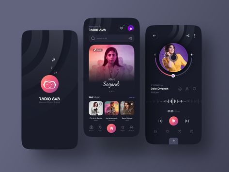 Music App Design, Music Player Design, Fruits Design, Music Player App, Only Music, Radio Design, Mobile App Design Inspiration, App Interface Design, Design Library