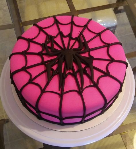 Pink Spider-man Birthday Party, Spidergwen Cake, Spider Gwen Birthday Cake, Pink Spiderman Cake, Pink Spiderman Birthday Party, Gwen Stacy Birthday Party, Girls Spiderman Birthday Party, Spidergirl Cake, Spiderverse Cake