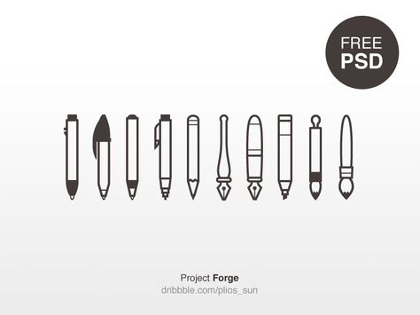 Pen Icon v1 Pen Logo Design Ideas, Pen Logo, Pen Design Product, Pen Illustration Icon, Logo Pen, Pen Icon, Arrow Logo, Letter Ornaments, Graffiti Lettering Fonts