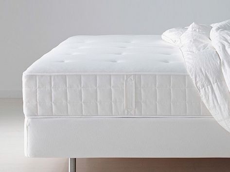 Slipcovered Headboard, Restoration Hardware Furniture, Mattress Base, Steel Bed Frame, Fabric Bed Frame, Spring Bedroom, Box Springs, Mattress Foundations, Ikea Bed