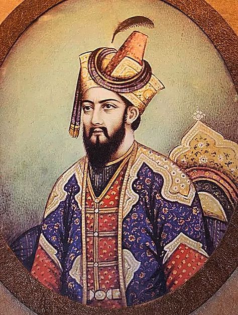 Babur (Mīrzā Zahīr ud-Dīn Muhammad), a.k.a. Firdaws Makani (1483 – 1530) was Emperor of the Mughal Empire from 1526 –1530 and was born in Andijan, Chagatai Khanate, which is now in Andijan region, Uzbekistan. King Of India, Delhi Sultanate, Humayun's Tomb, Iranian Carpet, Red Fort, Mughal Paintings, Mughal Empire, History Of India, Persian Culture