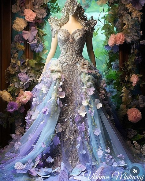 Enchanted Forest Ball Gown, Forest Ball Gown, Fairy Ballgown, Fairy Gown, 21st Party, Amazing Dresses, Fantasy Forest, Princess Gown, Fantasy Gowns