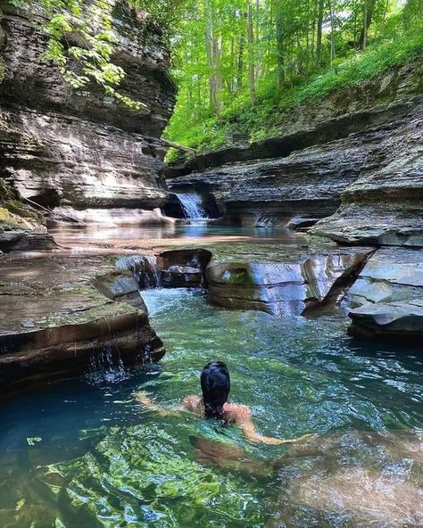 Buttermilk Falls, Ithaca New York, The Finger Lakes, Long Lake, The Gorge, Mystery Stories, Water Pool, Park In New York, Natural Swimming Pool