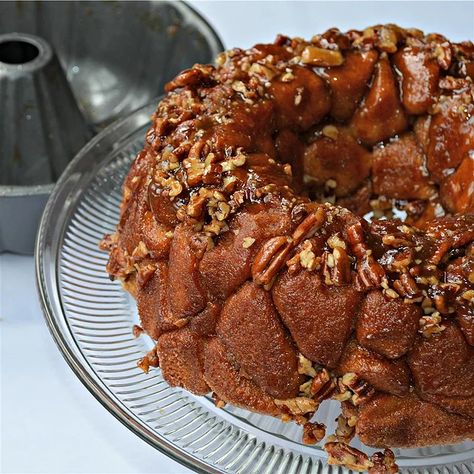 Sticky Monkey Brains Recipe - Allrecipes.com | Allrecipes Monkey Brains Recipe, Pull Apart Recipes, Cinnamon Pull Apart, Monkey Brains, Cinnamon Rolls Easy, Sticky Buns, Monkey Bread, Brain Food, Pull Apart