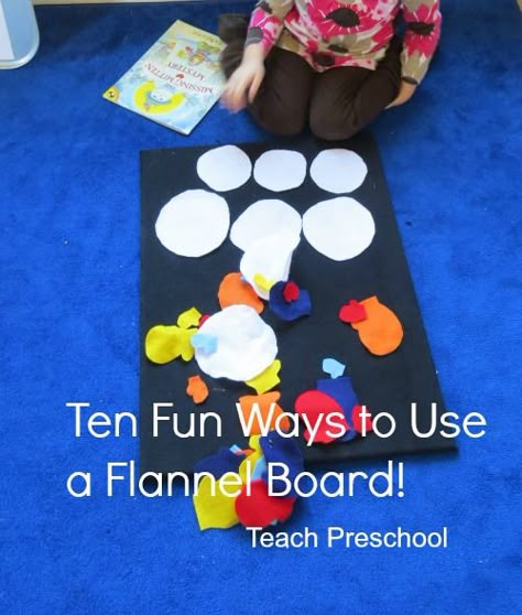 Ten Fun Ways to Use a Flannel Board by Teach Preschool Feltboard Ideas, Flannel Board Stories, Felt Boards, Education Preschool, Teach Preschool, Flannel Boards, Felt Board Stories, Flannel Board, Felt Board