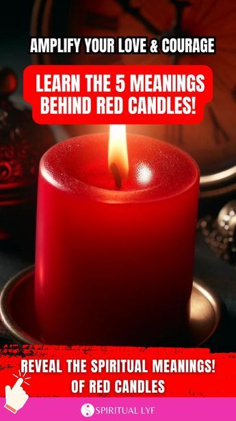 Discover how red candles can transform your life with their profound symbolism. From igniting passion in relationships to boosting courage, learn the top 5 meanings of red candles and how to use them effectively in your daily rituals. Perfect for anyone looking to deepen their spiritual practice or bring more love and bravery into their lives. Pin now to explore the magic of red candles! Red Candle Spell, Love Rituals, Candle Meaning, Red Meaning, Red Candle, Spiritual Candles, African Spirituality, Daily Rituals, Red Candles