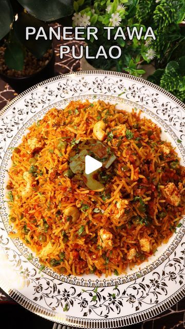 Aman Bisaria on Instagram: "Paneer Tawa Pulao is a popular Indian dish that combines paneer (Indian cottage cheese) and rice with an array of vegetables and aromatic spices. It’s a flavorful and hearty one-pot meal that’s often made on a flat griddle or tawa, giving it a unique and slightly charred flavor.
.
Thank you for watching Chef Aman’s Recipe
Join us on Instagram, Youtube, 
Facebook - Chef Aman Bisaria
.
#chefamanbisaria #tawapulao #vegpulao #pulao #indianfood #vegrecipes #trending #indianrecipes #paneertawapulao #easyrecipes #streetfood #mumbaistreetfood #easyrecipes #paneerrecipes #explorepage" Paneer Tawa Pulao, Veg Pulao Recipe Indian, Paneer Rice Recipes, Paneer Pulao Recipe, Tawa Pulao Recipes, Cheese And Rice, Veg Pulao Recipe, Tawa Pulao, Paneer Pulao