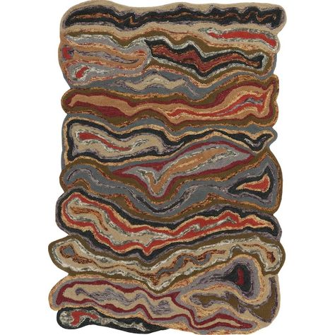 Surya Gypsy 2 x 3 Burgundy Indoor Geode Industrial Handcrafted Area Rug in the Rugs department at Lowes.com Surya Rug, Industrial Area Rugs, Surya Rugs, Beige Area Rug, Abstract Styles, Contemporary Area Rugs, Beige Rug, Green Rug, Modern Area Rugs