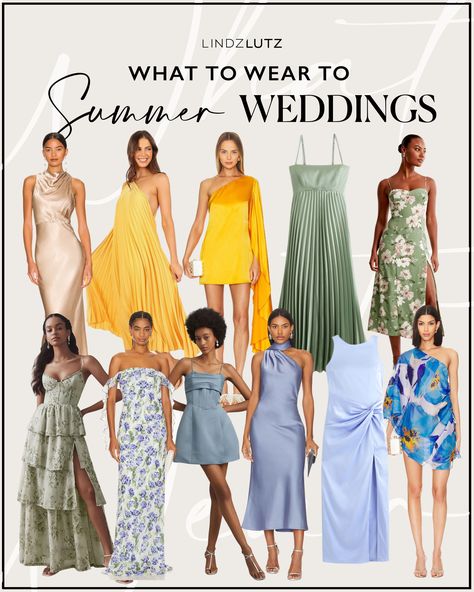 While spring and fall tend to be considered more “wedding seasons”, I feel like summer is becoming even more popular for wedding planning as you know the weather will be nice and sunny, and the excessive heat can be avoided depending on location.If you’re attending summer weddings of your own this season, I put together a ton of summer wedding guest dresses to celebrate the occasion. Tap to shop my favorite wedding guest dresses this Summer! July Wedding Guest Outfit, Garden Wedding Dress Guest What To Wear, Wedding Guest Guide, Summer Cocktail Attire, Garden Wedding Dress Guest, Cocktail Wedding Attire, Pink Slip Dress, Summer Wedding Outfit Guest, Semi Formal Attire