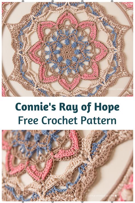 Amazing Crochet Mandala Wall Hanging Free Pattern Crochet Mandala Dreamcatcher Free Pattern, Crochet Dream Catcher Pattern Free, Crochet Mandala Wall Hanging, Crochet Dreamcatcher Pattern Free, Motif Mandala Crochet, Crochet Dreamcatcher Pattern, Crochet Dream Catcher, Crochet Wall Art, Ray Of Hope