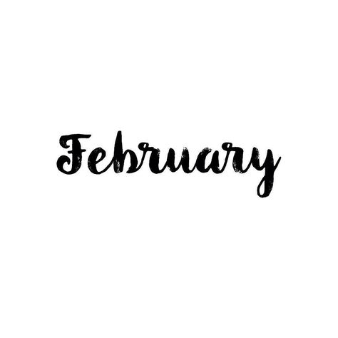 February Typography, Instagram Divider, Typography Instagram Story, New Month Quotes, Calendar Themes, Silicone Food Covers, English Font, Interactive Posts, Days And Months