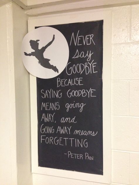 Goodbye, closing bulletin board Senior Goodbye Gifts, Goodbye Bulletin Boards, Farewell Bulletin Board Ideas, Goodbye Poster Ideas, Closing Bulletin Board, Graduation Bulletin Board, People Leaving, Goodbye Party, Ideas For Teachers