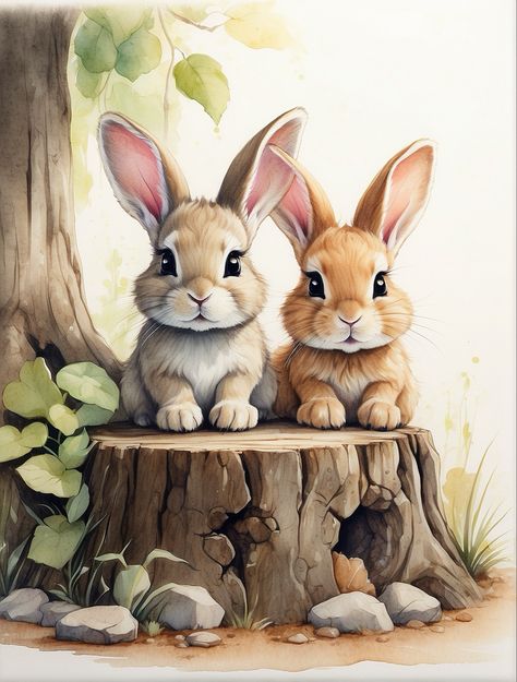 Ge Aldrig Upp, Vintage Foto's, Bunny Painting, Easter Images, Easter Pictures, Bunny Pictures, Rabbit Art, Easter Art, Bunny Art