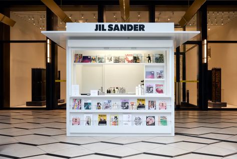 JIL SANDER KIOSK LAUNCHES AT SELFRIDGES LONDON – Selfridges Press Kiosk Store, Selfridges London, Cafe Concept, Dover Street Market, Yellow Pages, Street Market, Inspiring Spaces, Pop Up Stores, Pop Up Store