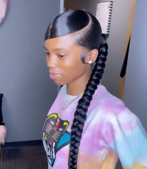 Follow @felonfeen23 For More Content 🦋❤️‍🔥 [Video] | Sleek braided ponytail, Kanekalon braiding hair, Braided ponytail Hair Braided Ponytail, Long Pony, Sleek Braided Ponytail, Kanekalon Braiding Hair, Black Ponytail, Content Video, Kid Hairstyles, Weave Ponytail Hairstyles, Sleek Ponytail Hairstyles