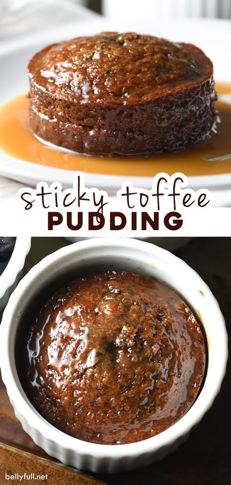 English Deserts, Sticky Toffee Pudding Recipe, Toffee Pudding Recipe, Sticky Pudding, Hot Puddings, Sticky Date Pudding, Date Pudding, British Recipes, British Desserts