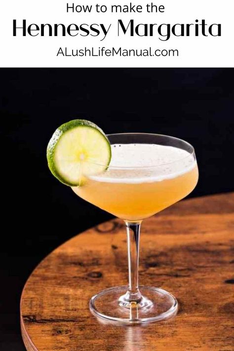 Want to add a bit more depth to your Margarita? Make it a Hennessy Margarita! Cognac adds that extra zing that works so well with lime and tequila. Hennessy Lemon Drop, Henny Rita Recipe, Henny Margarita Recipe, White Hennessy Drinks Recipes, Hennessy Margarita Recipe, Hennessy Drinks Recipes, Hennessy Margarita, Alcohol Infused Fruit, Flexible Dieting Recipes