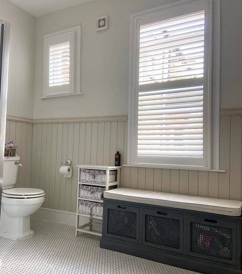 Need to freshen up your modern bathroom window decor? Here is a beautiful fitting by john and stan last week in this bathroom space. Any window, big or small, in whatever area of your home, can be dressed with one of our shutter styles. To discover more about our bathroom range, visit our website. Modern Bathroom Window, Bathroom Window Decor, Shutters For Windows, Bathroom Shutters, Shutter Styles, Waterproof Blinds, Room View, Bathroom Window, Wooden Shutters