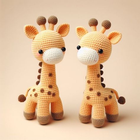 Crochet Giraffe Amigurumi Idea - The Amigurumi Jungle Animal Amigurumi, Zoo Animal Crochet Pattern Free, Jungle Animal Crochet Pattern, Crochet Zoo Animals Free Patterns, Free Crochet Giraffe Pattern Amigurumi, Amigurumi Giraffe Pattern, Free Giraffe Crochet Pattern, Giraffe Amigurumi Free Pattern, Amigurumi Giraffe Free Pattern