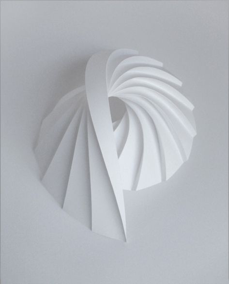 Dynamic Patterns Form Complex Geometric Paper Sculptures - My Modern Metropolis Matt Shlian, Architecture Origami, متحف فني, Folding Architecture, Origami Architecture, Paper Structure, Paper Art Sculpture, Paper Architecture, Paper Engineering