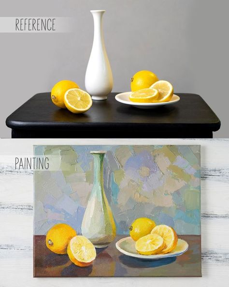 Still Life Kitchen Painting, Beginner Still Life Painting, How To Set Up A Still Life, Still Life Set Up Ideas, Still Life Acrylic Painting Tutorial, Still Life Painting Tutorial, Simple Still Life Painting, Acrylic Still Life Paintings, Still Life Painting Ideas