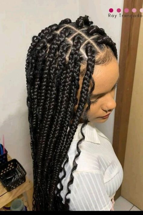 Rasta Hair, Box Braids Hairstyles For Black Women, Braids Hairstyles Pictures, Cute Box Braids Hairstyles, Hair Twist Styles, Box Braids Styling, Cool Braid Hairstyles, Braids With Curls, Girls Hairstyles Braids