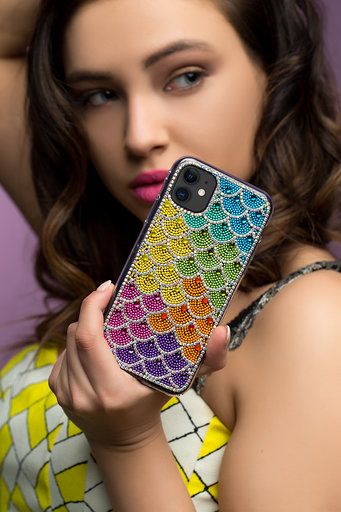 iPhone 11 Pro Max Case | Sea Glass Phone Case | Colors of the Sea, Mermaid Inspired, Samsung Galaxy S10, Note 10, Americano Crystals #americanocrystals #iphone11 #mermaid Bedazzled Phone Case, Mermaid Phone Case, Mermaid Phone, High Fashion Accessories, Mermaid Inspired, Unique Phone Case, Iphone Models, Bling Bling, Phone Case Design