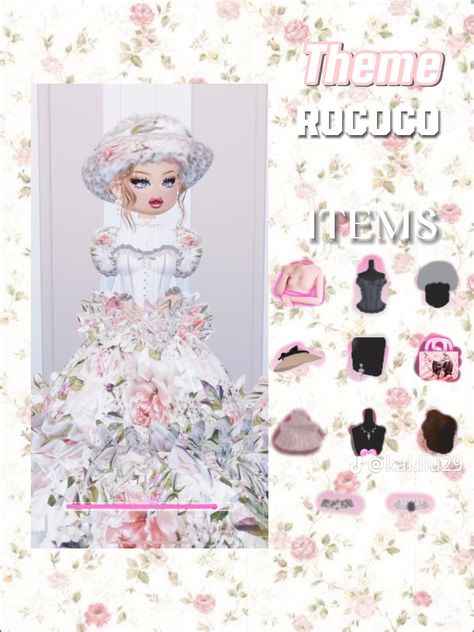 Dti Outfit Idea Rococo, Dress To Impress Roblox Rococo, Rococo Aesthetic Dress To Impress, Dress To Impress Fancy, Rococo Outfit Dress To Impress, Rocco Dress To Impress, Rococo Dti, Rococo Dress To Impress, Me In 10 Years Dress To Impress