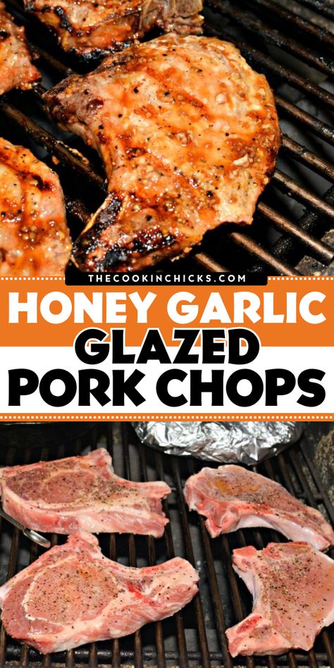 Honey Glazed Pork Chops, Keto Bread Easy, Honey Pork Chops, Pork Chop Recipes Grilled, Italian Chicken Pasta, Parmesan Cheese Sauce, Honey Garlic Pork Chops, Chicke Recipes, Glazed Pork Chops