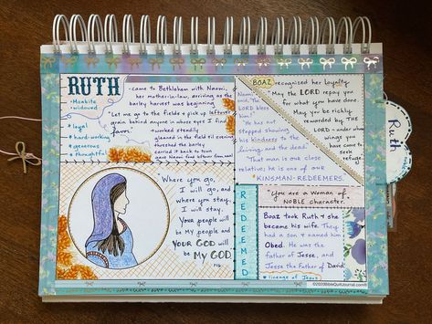 A Tale of Redemption Bible Quilting, Kinsman Redeemer, Chronological Bible Reading Plan, Bible Quilt, Happy Planner Punch, Quilt Journal, Chronological Bible, Study Girl, Women Of The Bible