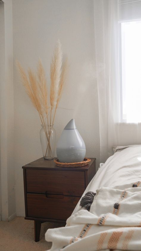 Room Humidifier Aesthetic, Bedroom Humidifier Aesthetic, Aesthetic Humidifier, Crane Aesthetic, Humidifier Aesthetic, Imaginary Places, Room Humidifier, Farmhouse Fresh, Nightstand Decor