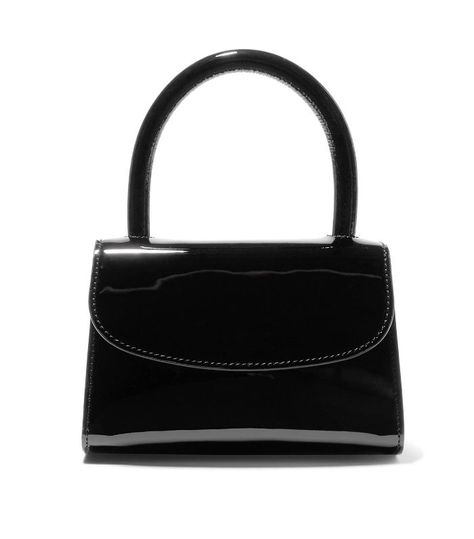 By Far Mini Patent-Leather Tote Fall Handbag Trends, Fall Bags Handbags, Winter Shopping, Micro Bags, Best Designer Bags, Fall Handbags, Black Leather Tote Bag, Perfect Handbag, Black Purse