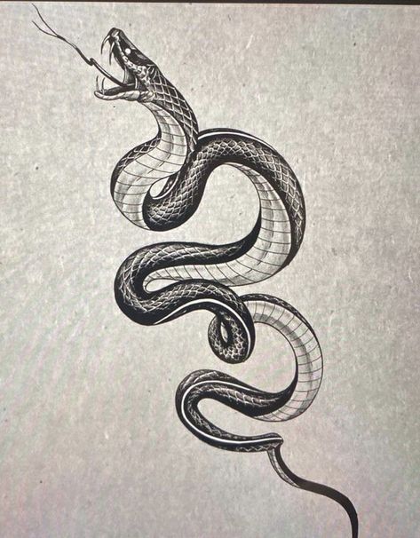 Realism Snake Tattoo, Thigh Snake Tattoo, Snake Tattoos Men, Snake Drawing Reference, Tattoos Men Forearm, Realistic Snake Tattoo, Flashes Tattoo, Collar Tattoo, Travel Tattoo Ideas