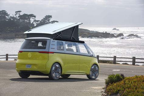 Autoweek Vw Buzz Camper, Vw Buzz Id, Vw Id Buzz Camper, Vw Hippie Van, Vw Id Buzz, Vw Buzz, Electric Van, Volkswagen Camper Van, Baja Bug