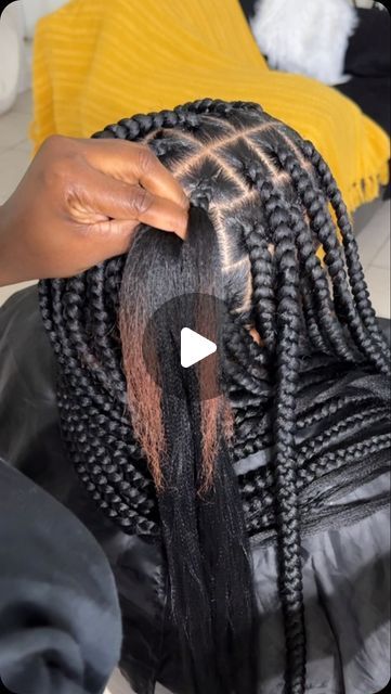 Money Piece Knotless Braids, Best Braiding Gel, Box Braids Size Chart, Box Braids Medium Length, Large Knotless Box Braids, Loc Gel, Medium Sized Box Braids, Braided Box Braids, Large Knotless Braids