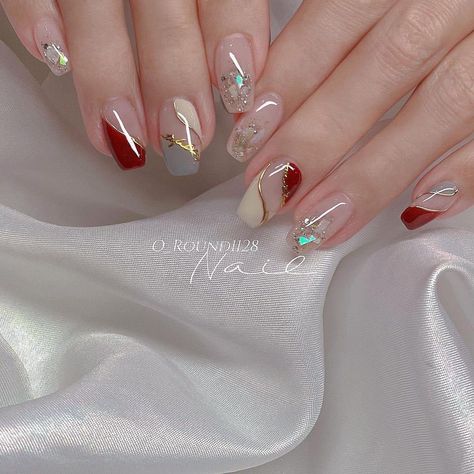 Wedding Nail Art Design, Kutek Disney, Minimal Nails Art, Korean Nail Art, Art Deco Nails, Festive Nail Art, Beauty Nails Design, Nail Art Designs Summer, Nail Art Designs Diy