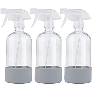 Amazon.com - Easeen 6 Pack of 16 oz Glass Spray Bottles – Refillable Containers with Adjustable Sprayer for Essential Oils, Plants, Cleaning Products, Cooking Essential Oil Plants, Glass Spray Bottle, Cleaning Spray, Nozzles, Recycled Glass, Cleaning Solutions, Cleaning Tools, Spray Bottle, Food Safe