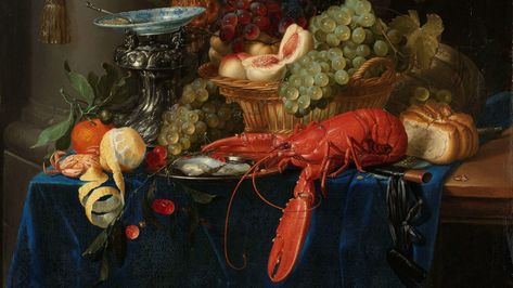 Pieter de Ring, Still Life with a Golden Goblet | DailyArt Magazine | Art Golden Goblet, Babette's Feast, Food Glorious Food, Art Through The Ages, Identity Design Inspiration, Baroque Painting, Dutch Golden Age, Visual Identity Design, Christian Messages