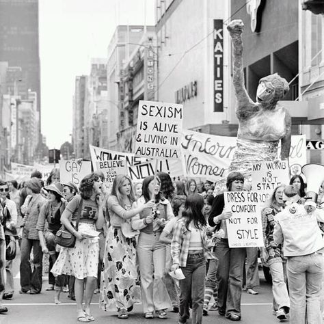 Australian Feminists Feminist Protest, Parliament House, Womens Liberation, Australian History, Musica Rock, 2nd Year, Marie Curie, International Women’s Day, International Women's Day